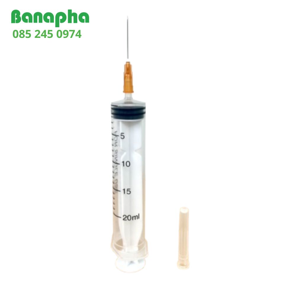 kim đồng tâm 2 Bơm tiêm sử dụng một lần Banapha các kích cỡ