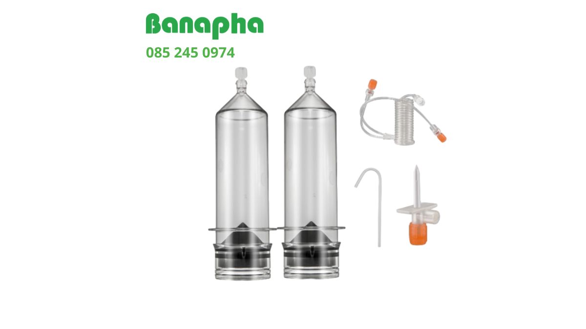 Bộ bơm tiêm áp lực cao 02 nòng